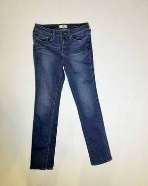 Articles of Society AOS Skyler Straight Leg Jeans, Size 6, Blue Denim, Women’s